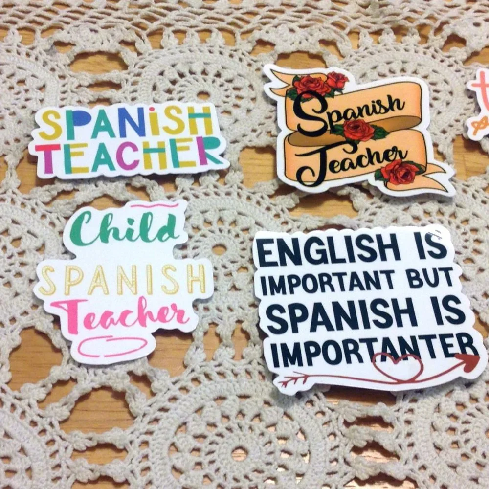 Spanish Teacher / educator stickers